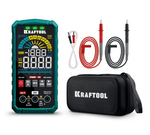 KRAFTOOL KMS-10 смарт-мультиметр цифровой (59872)