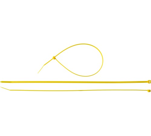 ЗУБР 300х3.6 мм, 100 шт., хомуты нейлоновые желтые 309050-36-300