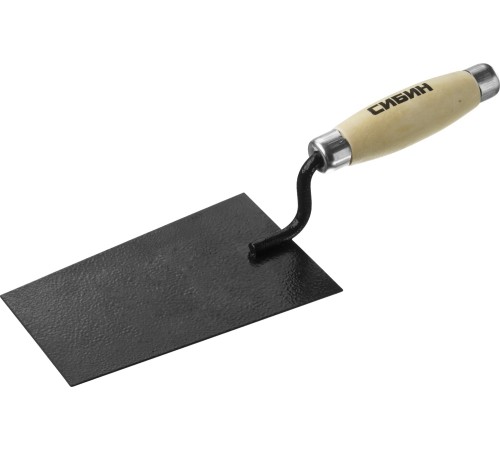 СИБИН 175х110х90 мм, стальная, деревянная ручка, кельма отделочника 0820-1_z01