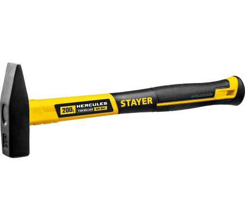 STAYER 200 г, с фиберглассовой рукояткой, молоток слесарный Hercules 20050-02_z02 STAYER 200 г, с фиберглассовой рукояткой, молоток слесарный Hercules 20050-02_z02
