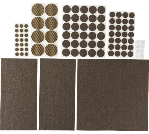 STAYER 98 шт., коричневый, набор: накладки самоклеящиеся на мебельные ножки 40916-H98