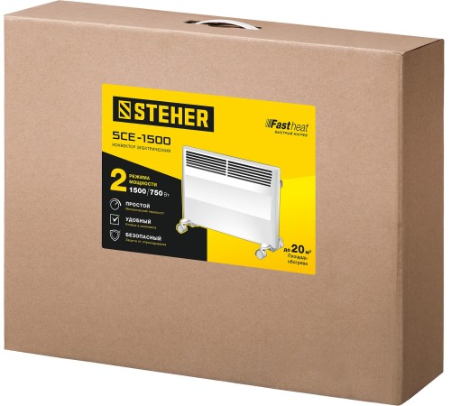 STEHER 1.5 кВт, электрический конвектор SCE-1500 STEHER 1.5 кВт, электрический конвектор SCE-1500