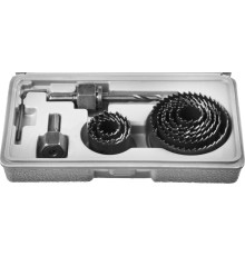 STAYER Maxcut, 9 шт, 19-64 мм, набор кольцевых коронок по дереву (29600-H11) STAYER Maxcut, 9 шт, 19-64 мм, набор кольцевых коронок по дереву (29600-H11)