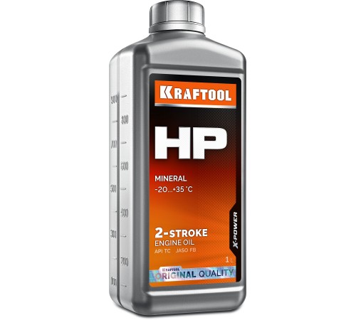 KRAFTOOL HP, 1 л, минеральное масло для 2-тактных двигателей (41500-1) KRAFTOOL HP, 1 л, минеральное масло для 2-тактных двигателей (41500-1)