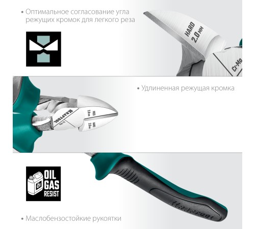 KRAFTOOL 4 шт, набор губцевого инструмента 22012 KRAFTOOL 4 шт, набор губцевого инструмента 22012