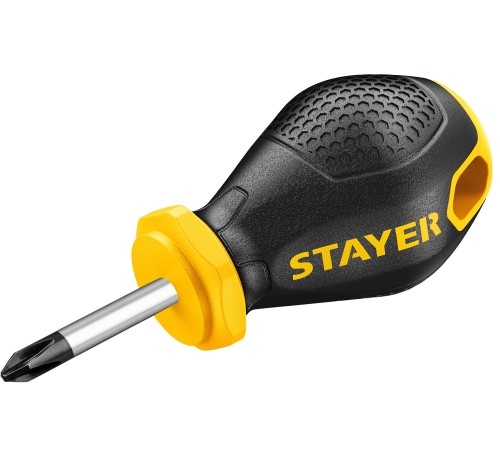 STAYER PH1x38 мм, отвертка с двукомпонентной рукояткой 2510-38-1_z03 STAYER PH1x38 мм, отвертка с двукомпонентной рукояткой 2510-38-1_z03