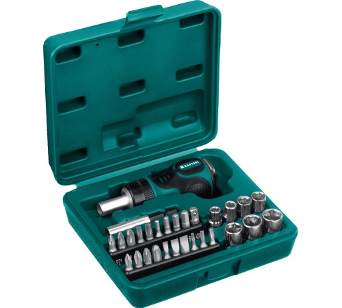 KRAFTOOL 29 шт., отвертка реверсивная 25556-H29 KRAFTOOL 29 шт., отвертка реверсивная 25556-H29