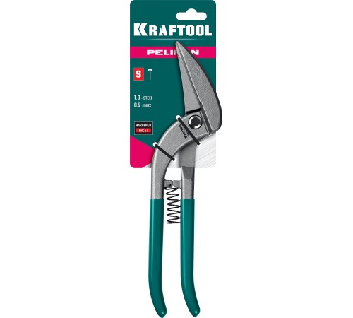 KRAFTOOL Pelikan, 300 мм, цельнокованые ножницы по металлу (23008-30) KRAFTOOL Pelikan, 300 мм, цельнокованые ножницы по металлу (23008-30)
