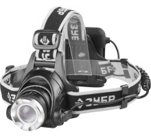 ЗУБР РХ-650, 4 AA, 450 Лм, 3 режима, налобный светодиодный фонарь, Профессионал (56430)