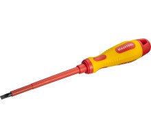 KRAFTOOL SL5.5 х 125 мм, высоковольтная отвертка (250083-5.5-125) KRAFTOOL SL5.5 х 125 мм, высоковольтная отвертка (250083-5.5-125)
