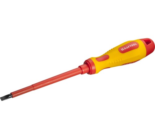 KRAFTOOL SL5.5х125 мм, отвертка высоковольтная 250083-5.5-125 KRAFTOOL SL5.5х125 мм, отвертка высоковольтная 250083-5.5-125