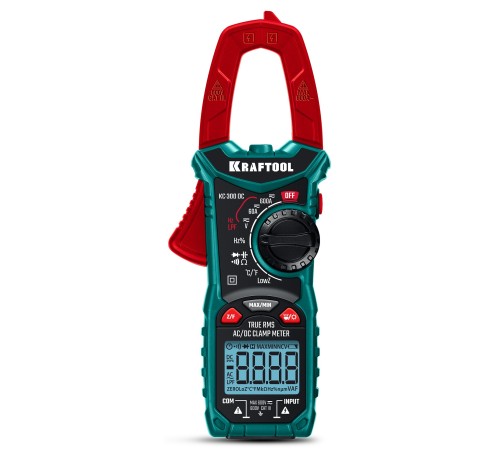 KRAFTOOL KC-300DC Цифровые токовые клещи (59830) KRAFTOOL KC-300DC Цифровые токовые клещи (59830)