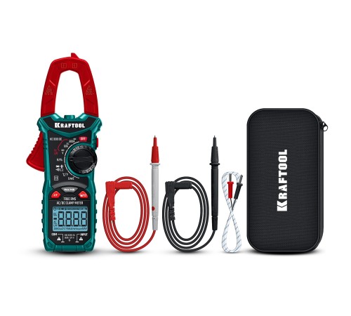 KRAFTOOL KC-300DC Цифровые токовые клещи (59830) KRAFTOOL KC-300DC Цифровые токовые клещи (59830)