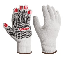 ЗУБР ОПТИМА, XL (10), х/б перчатки с ПВХ покрытием (точка), 10 класс (11440-XL) ЗУБР ОПТИМА, XL (10), х/б перчатки с ПВХ покрытием (точка), 10 класс (11440-XL)