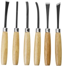 STAYER MaxCut 6 предм, набор фигурных стамесок-резцов по дереву (1832-H6) STAYER MaxCut 6 предм, набор фигурных стамесок-резцов по дереву (1832-H6)