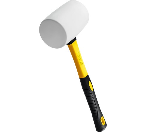 STAYER 900 г, киянка резиновая белая с фиберглассовой ручкой 20533-900 Professional STAYER 900 г, киянка резиновая белая с фиберглассовой ручкой 20533-900 Professional