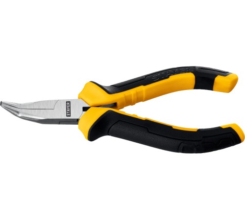 STAYER 120 мм, Мини-тонкогубцы изогнутые (2218-3) STAYER 120 мм, Мини-тонкогубцы изогнутые (2218-3)