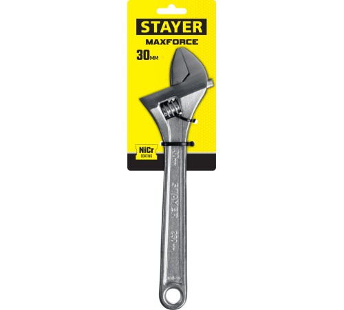 STAYER 250/30 мм, ключ разводной MAX-Force 2725-25_z01 STAYER 250/30 мм, ключ разводной MAX-Force 2725-25_z01