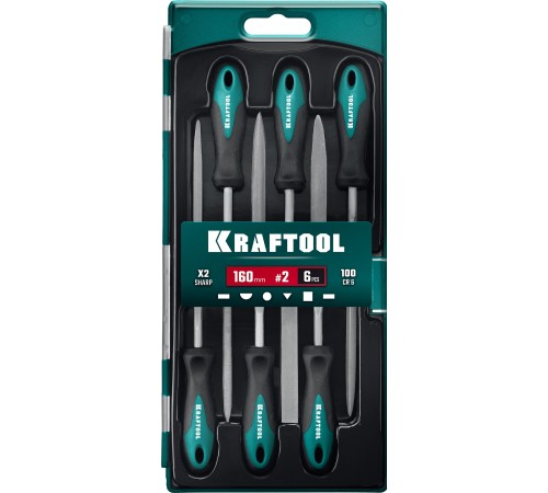 KRAFTOOL 6 шт, 160 мм, набор надфилей (16030-6) KRAFTOOL 6 шт, 160 мм, набор надфилей (16030-6)