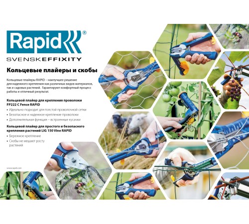 RAPID тип C50, кольцевой плайер для живых растений Plier LIG 150 Vine 40107753 RAPID тип C50, кольцевой плайер для живых растений Plier LIG 150 Vine 40107753