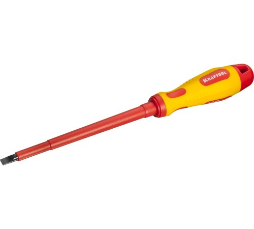 KRAFTOOL SL6.5х150 мм, отвертка высоковольтная 250083-6.5-150 KRAFTOOL SL6.5х150 мм, отвертка высоковольтная 250083-6.5-150