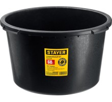 STAYER STRONG, 60 л, круглый строительный таз (06098-60) STAYER STRONG, 60 л, круглый строительный таз (06098-60)