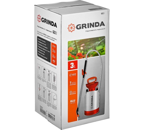 GRINDA 3 л, опрыскиватель переносной TS-3 8-425113_z02 GRINDA 3 л, опрыскиватель переносной TS-3 8-425113_z02