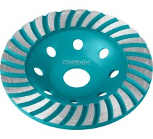 СИБИН Турбо, d 125 мм, сегментированная алмазная шлифовальная чашка (33440-125)