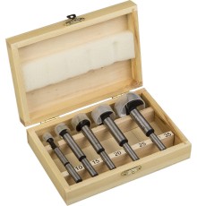 ЗУБР 5 шт: 10-15-20-25-35 мм, набор сверл форстнера по дереву, фанере, ДСП (2994-H5)