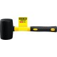STAYER 450 г, киянка резиновая черная с фиберглассовой ручкой 2054-65 Professional