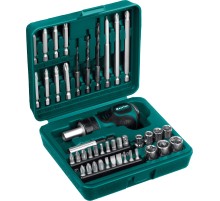 KRAFTOOL Kompakt-43, с насадками, 43 предм., реверсивная отвертка (25556-H43) KRAFTOOL Kompakt-43, с насадками, 43 предм., реверсивная отвертка (25556-H43)