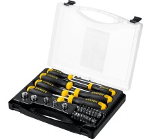 STAYER ProTech, 32 предм., набор отверток с насадками, Professional (25134-H18) STAYER ProTech, 32 предм., набор отверток с насадками, Professional (25134-H18)