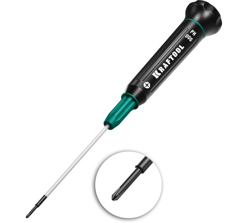 KRAFTOOL PH 000, отвертка для точных работ Precision 25682-000 KRAFTOOL PH 000, отвертка для точных работ Precision 25682-000