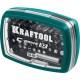 KRAFTOOL 32 шт, Cr-Mo, набор бит CLR многофункциональных 26067-H32