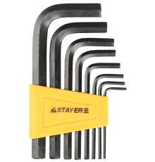 STAYER STANDARD, 8 шт, набор имбусовых ключей (27405-H8) STAYER STANDARD, 8 шт, набор имбусовых ключей (27405-H8)