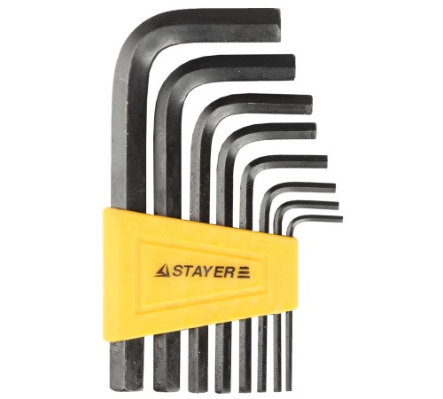 STAYER 8 шт., ключи имбусовые 27405-H8 STAYER 8 шт., ключи имбусовые 27405-H8