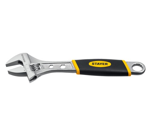 STAYER Chromax, 200/25 мм, разводной ключ, Professional (27262-20)