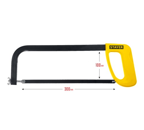 STAYER 300 мм, 60 кгс, ножовка по металлу MS-100 1576_z02