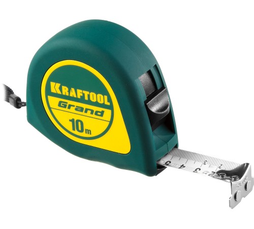 KRAFTOOL 10 м х 25 мм, рулетка GRAND 34022-10-25 KRAFTOOL 10 м х 25 мм, рулетка GRAND 34022-10-25