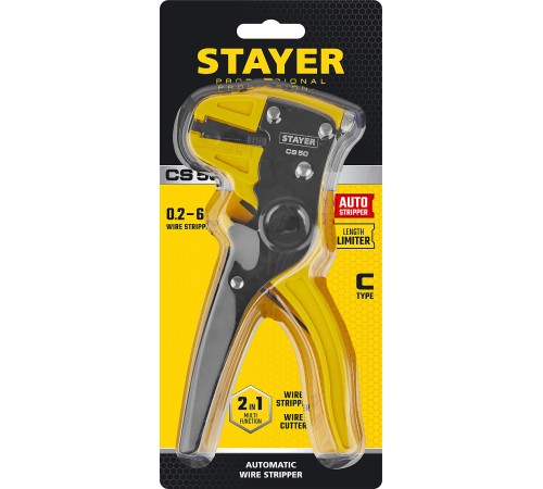 STAYER 0.2-6 мм², стриппер автоматический CS-50 22636_z01 Professional STAYER 0.2-6 мм², стриппер автоматический CS-50 22636_z01 Professional