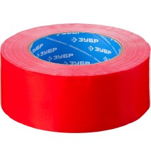 ЗУБР 48 мм, 45 м, красная, на тканевой основе, универсальная армированная лента, Профессионал (12094-50-50)