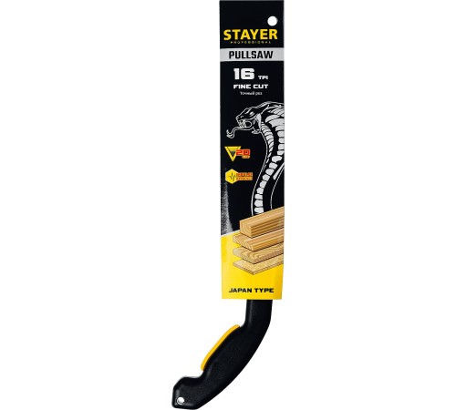 STAYER 16 TPI, 300 мм, ножовка (пила) Cobra PullSaw 15088 Professional STAYER 16 TPI, 300 мм, ножовка (пила) Cobra PullSaw 15088 Professional