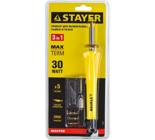 STAYER 7 насадок, прибор для выжигания 45221 STAYER 7 насадок, прибор для выжигания 45221
