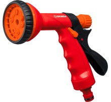 GRINDA P-10, 10 режимов, курок сзади, пластиковый, поливочный пистолет (8-427373)