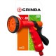 GRINDA 10 режимов, курок сзади, пластиковый, пистолет поливочный P-10 8-427373_z01