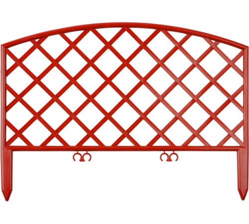 GRINDA 24х320 см, терракот, забор декоративный ПЛЕТЕНЬ 422207-T