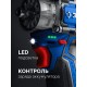 ЗУБР КОМБИ #5 набор: дрель-шуруповерт + мини УШМ + LED фонарь, BRUSHLESS, 12 В, 45 Н·м, 2 АКБ тип Т7 (4 и 2 А·ч), кейс, Профессионал (DB-125-42ABF)