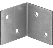 ЗУБР УМШ-1.5, 40 x 40 x 40 x 1.5 мм, белый цинк, широкий мебельный уголок (31034-40)