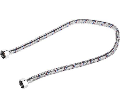 ЗУБР 1/2″, 0.6 м, гайка-гайка, гибкая подводка для воды (51005-G/G-060)