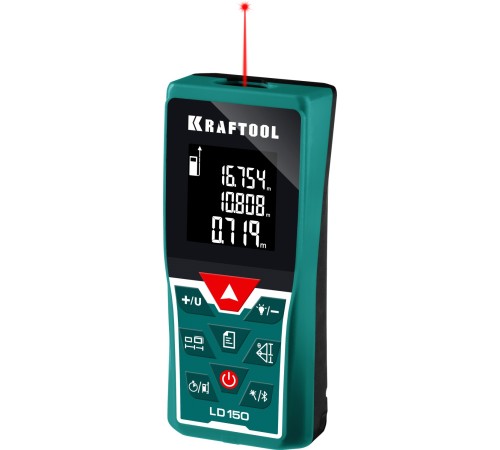 KRAFTOOL LD-150, 5 см - 150 м, лазерный дальномер (34767)